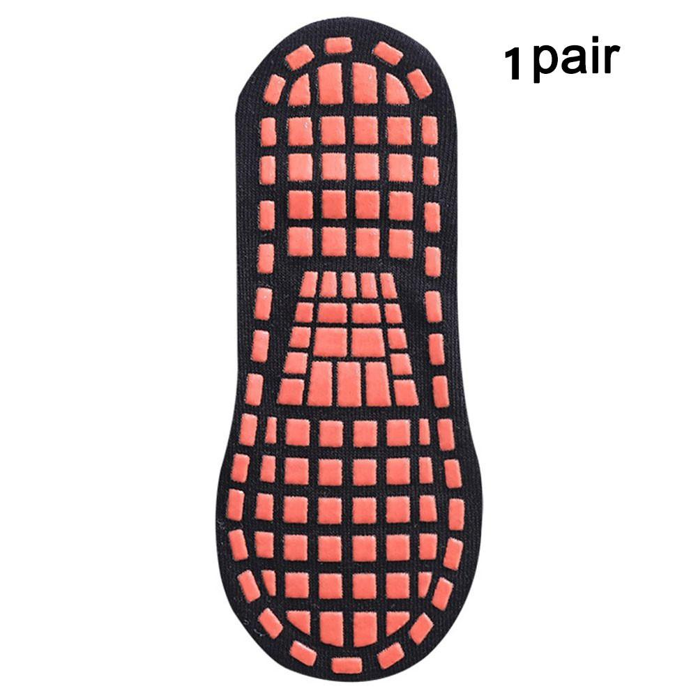 Protiskluzové ponožky Černá bavlna Masážní Protiskluzové Unisex