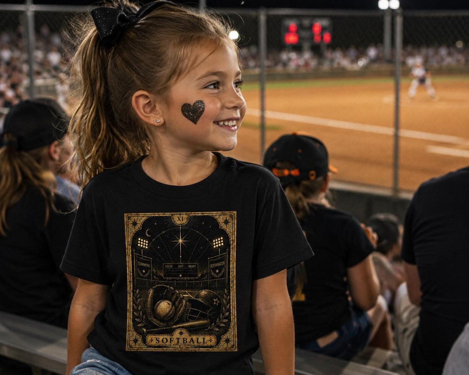 Vintage Softball Poster Unisex Tee | Retro Sports Tee 130
