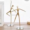 Pure Copper Ballet Girl Decoration Modern Light Luxury Creative Character Crafts Gift TV Cabinet Home Decoration Furnishings