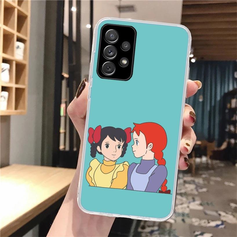 A-Anne Of Green Gables Shirley Soft Phone Case For Samsung Galaxy A52 A42 A32 A22 A12 A02S A51 A50 A41 A31 A21S A71 A40 A30S A20