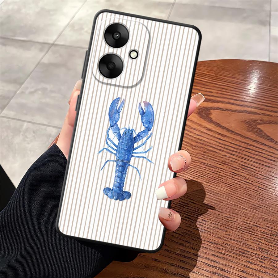 Marine Animals Soft Back Phone Cover Case for Xiaomi Redmi 12 A1 A2 Plus 9T 13C 9A 9C A5 K40 K50 Gaming 10 12C K60