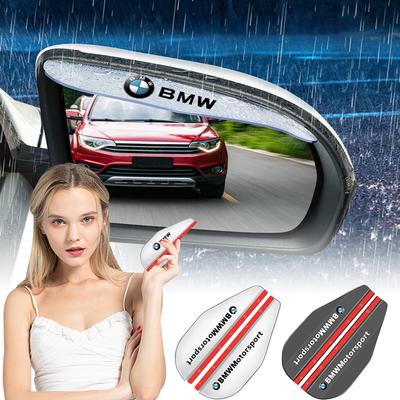 2 Stück Auto Rückspiegel Seitenansicht Regenschutz Augenbrauenschutz Sonnenblende Aufkleber Für M Performance E90 F20 E46 G30 G20 G05 G11 E48