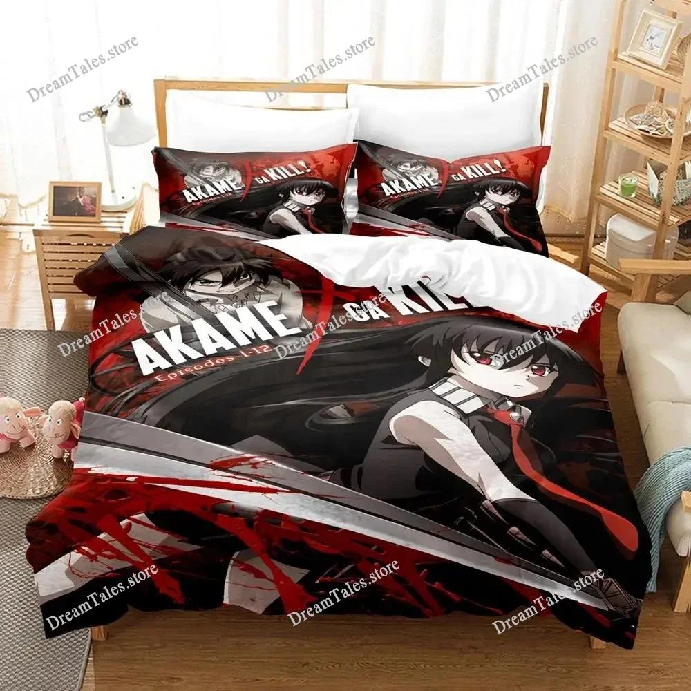 Anime Kill La Kill Printed Bedding Set Boys Girls Twin Queen Size Duvet Cover Pillowcase Bed Boys Adult Fashion Home Textiles741
