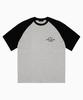 Peulonteuakaibeulaeb Frt Heavyweight Raglan Short Sleeve T-Shirt [Melange Grey]