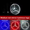 Přední mřížka auta Hvězda Emblém LED Osvětlené Logo Bílé Modré Červené Světlo pro Mercedes Benz W205 C E R ML GL GLA CLA CLS 2013-2016