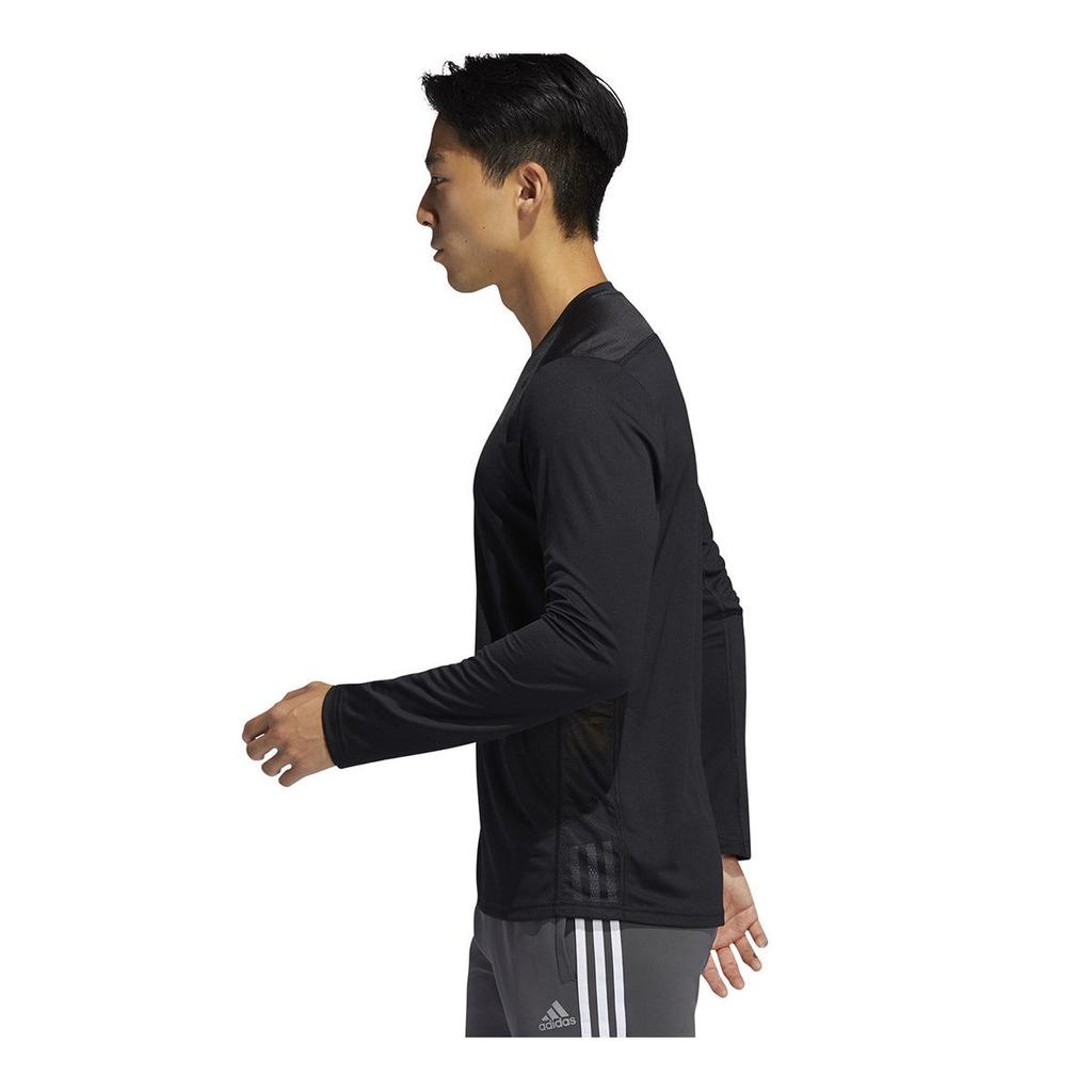 Adidas Own The Run Long Sleeve T-Shirt Men Tops Black ED9286