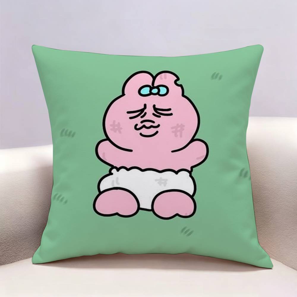OOpanchu Usagi Doublesided print Pillow Case Pattern Printed Pillowcase For Living Room Sofa Cushion Cover