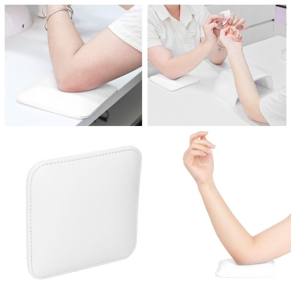 PU Leather Manicure Elbow Pad Elastic Nail Art Rest Pad Leather Elbow Mat  Daily Nail Art Operation