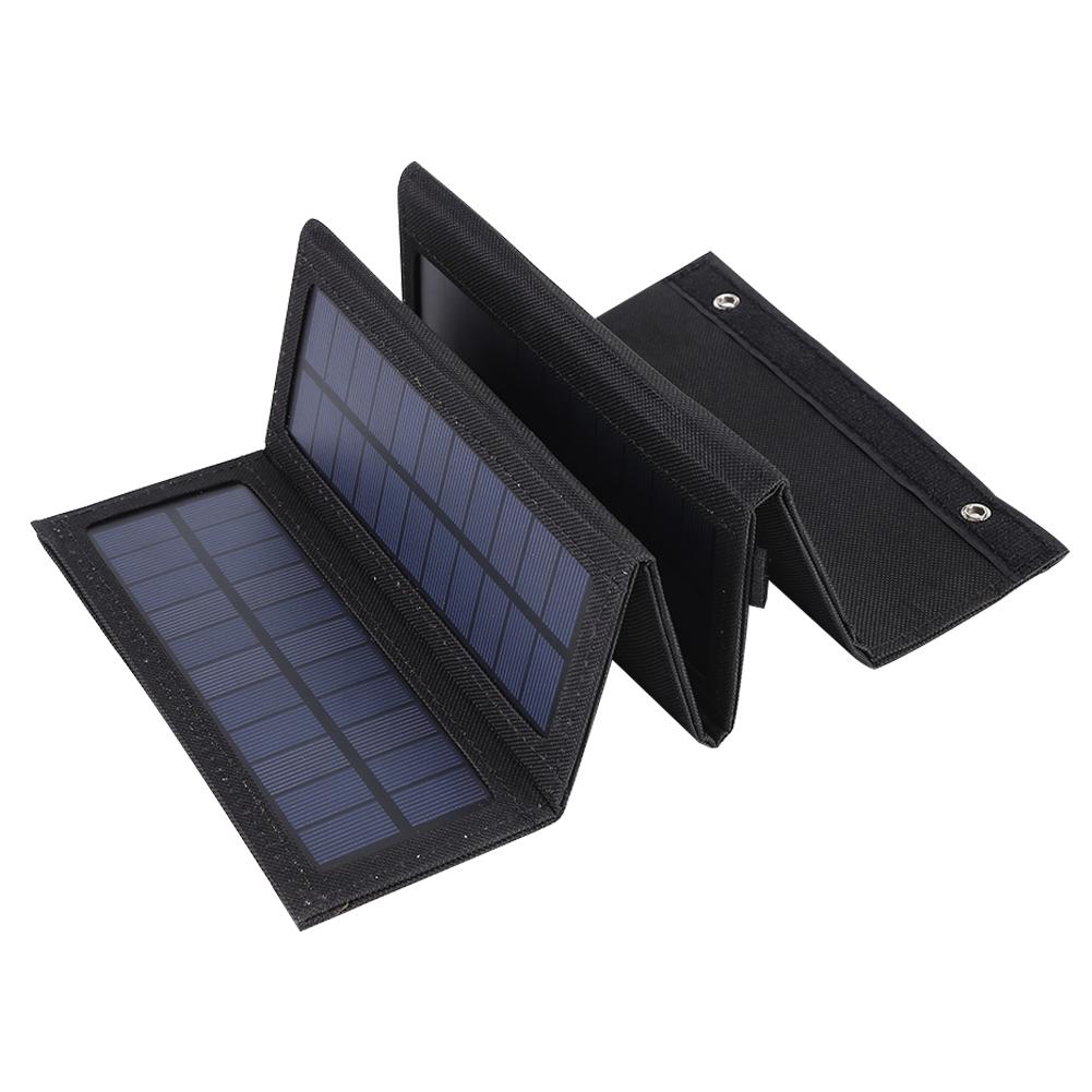 Portable Foldable Solar Charger with USB Port Solar Panel Charger Waterproof Power Chargers for Laptop Tablet Cellphone