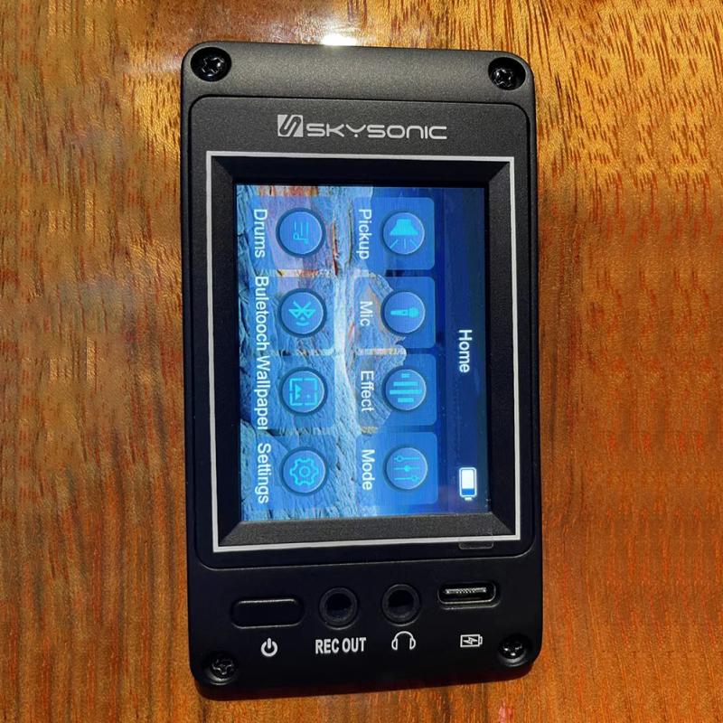 Tf-1 Touch-screen Pickup risonanti Preamplificatore per chitarra classica Equalizzatore di vibrazioni Equalizzatore di vibrazioni