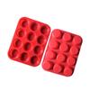 12 Holes Cupcakes Mold Muffin Cupcake Silicone Mold Non Stick Soap Chocolate Muffin Baking Pan Silicone Cake Mold Baking Tools