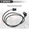 Motoforti Hall Effect Speed Sensor,for Polaris ATV MAGNUM 325 330 500 2x4 4x4 2000-2006, ABS, Black