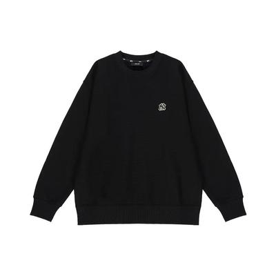 MLB Fw22 Solid Color Logo Printed Sports Casual Crewneck Sweatshirt Unisex Sweatshirt Black 3AMTB0124-50BKS