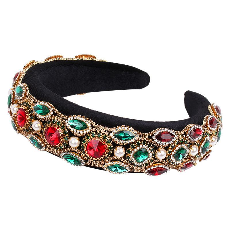 Elegant Baroque Crystal Headband With Geometric Design For Women Summer 2022