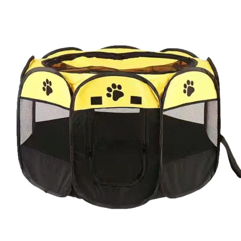 Octagonal Scratch-Resistant Foldable Pet Tent & Fence for Dogs and Cats