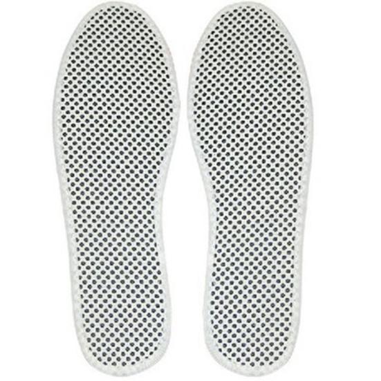 

1 пара зимних самонагревающихся магнитотерапевтических стельок для массажа ног, подушечек для обуви 40 белый