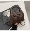 Stylish Butterfly Bow Handbag Autumn Winter Women 2023 New Trend Bucket Bag