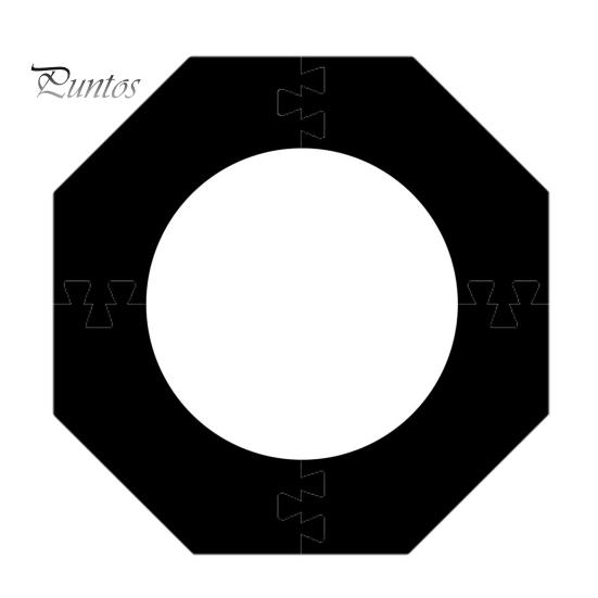 

Настенная защита для сращивания дартс, универсальный восьмиугольный щит для дартс из ЭВА, защита стены, окружающая подложка, аксессуары для дартса чёрный