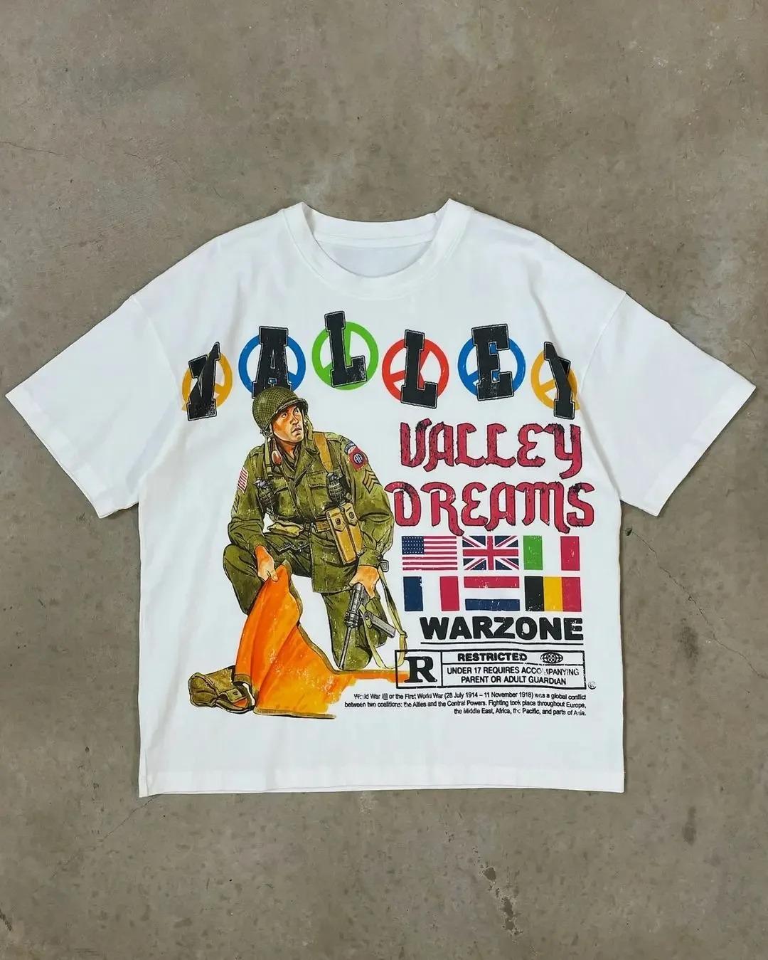 

Classic 90s Highstree Y2K Harajuku Retro Fashion Print TShirt Unisex Women Crewneck Cotton Summer Tee Oversized Loose Casual Top 3XL