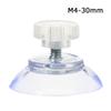 5pcs 30/40/50MM Mushroom Head Clear Suction Cups Knurled Nut Strong Vacuum Suckers PVC Kitchen Bathroom Window Wall Car Hooks