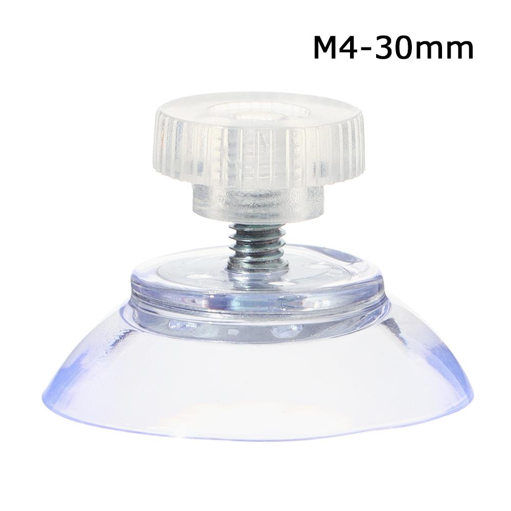 5pcs 30/40/50MM Mushroom Head Clear Suction Cups Knurled Nut Strong Vacuum Suckers PVC Kitchen Bathroom Window Wall Car Hooks