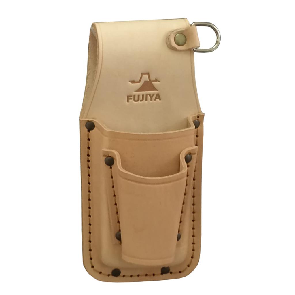 Fujiya Leather Pliers Holder (2-Tier with D-Ring) Made in Japan LP-8DS