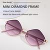 Metal Frame Polygon Shades Luxury Punk Eyewear Retro Irregular Sun Glasses  for Women & Men