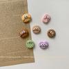 7pcs Cute Eyes Cookie Fridge Magnet Whiteboard Message Magnetic Magnetic Decoration