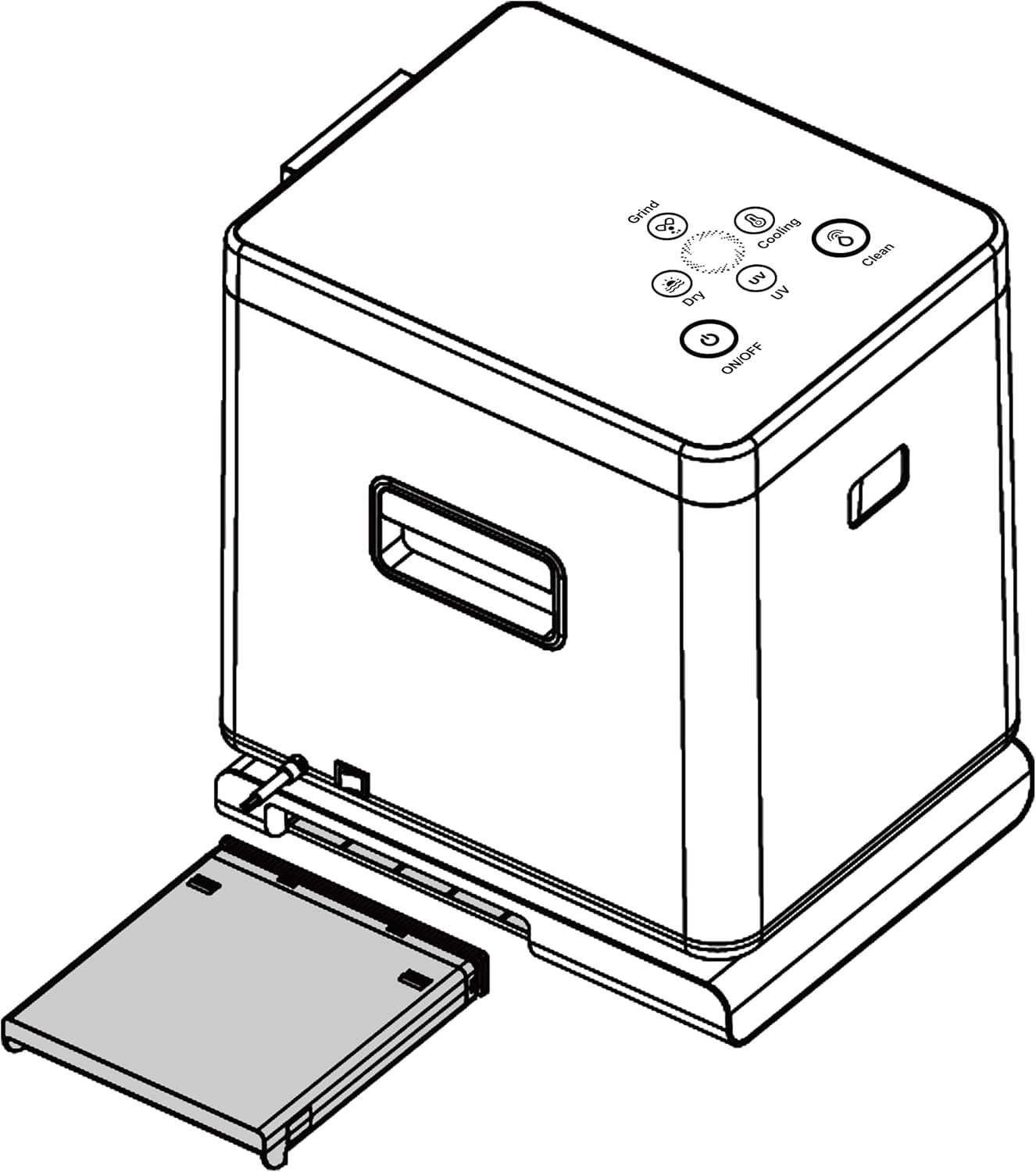 

Garbage disposal machine ECOme filter replacement 1 piece (black)