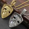Personalized Korean Stainless Steel Retro Mask Pendant Necklace - Street Trend Hip Hop Choker
