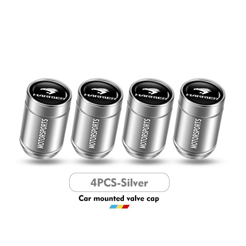 

4PCS Car Air Tire Valve Caps Aluminum Wheel Tyre Stem Cover For Toyota Harrier Corolla 2008 Avensis Rav4 Noah
