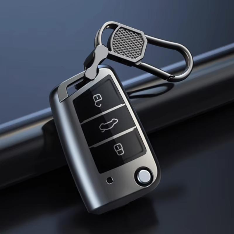 2025 Titanium Gray for VW Volkswagen Golf 7 MK7 Tiguan MK2 SEAT Ateca Leon FR 2 Ibiza Skoda Octavia A7 Car Key Case Cover Fob