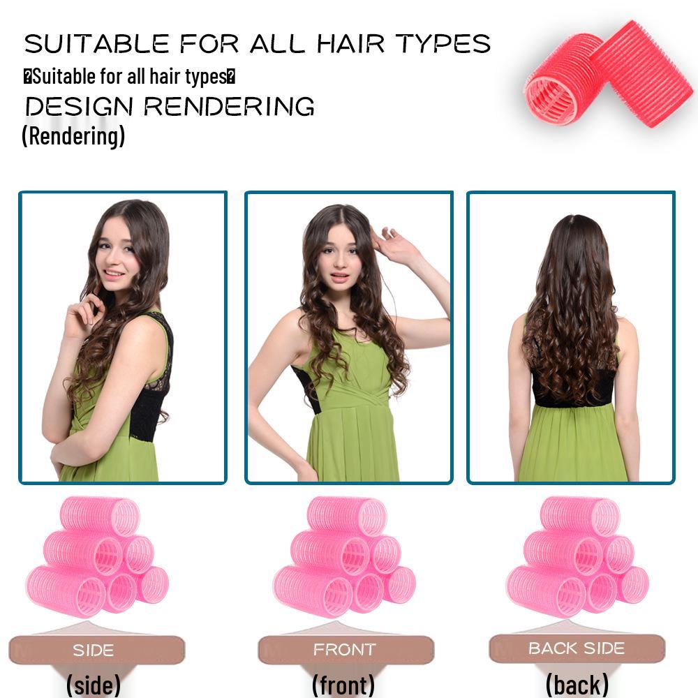 Velcro Self-Adhesive Hair Rollers – Bangs & Root Volume Curlers