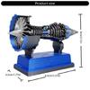 Hands On Turbofan Engine Model Kit with 3D Printing for Teen Hobbyists STEM Education & Display Classroom Demonstrations