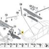 BMW F01 7 Series Fender Bracket 51647046351/52