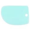 3Pcs Baking Scrapers Cream Spatulas Pastry Tools Soft Pastry Scraper Kitchen (Blue)