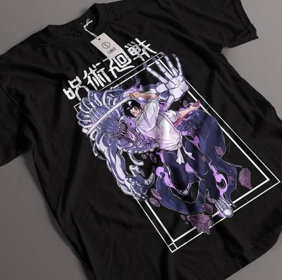 Anime Jujutsu Kaisen Yuta Okkotsu Black T Shirt Size S - 5XL Unisex T-Shirt