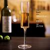 Elegant Crystal Champagne and Cocktail Glass Set