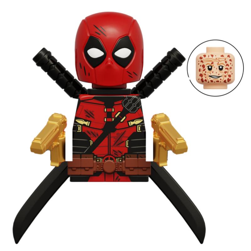 Ślepa Paczka Mini Klocki TV6205 Figurki Duży Goblin Spiderman Iron Man Venom Kapitan Hawk Deadpool Pancerz Boże Narodzenie Prezent Zabawka