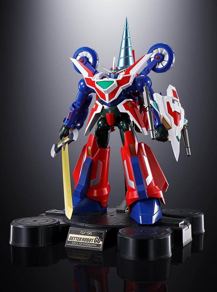 TAMASHII NATIONS Tamashii Nation Soul of Chogokin G Arm Riser Robo Bandai Spirits Soul of Chogokin Figure GX-96X [Getter Go] (BAS63003)