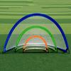 Outdoor Movable Soccer Goal Net Enhance Accuracy & Skills Improve Wear-Resistant Foldable Football Shot Mesh Practice Football Target Net