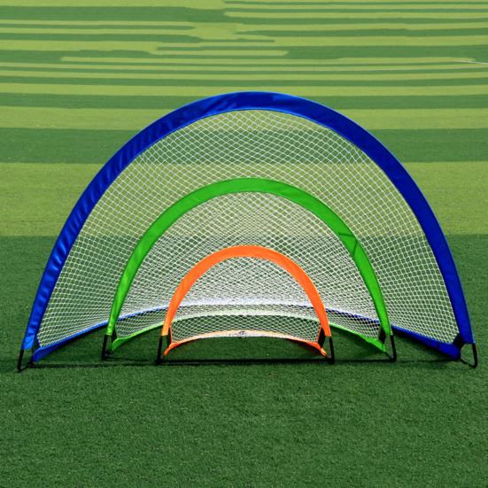 Outdoor Movable Soccer Goal Net Enhance Accuracy & Skills Improve Wear-Resistant Foldable Football Shot Mesh Practice Football Target Net