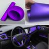 12 X 60 Sticker 30*150CM Car Decor Matte Chrome Metallic Satin Parts Purple Replacement UV Resistant Waterproof