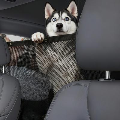 Araba Köpek Bariyeri Kamyonet Evcil Hayvan Ağı Koruyucu Arka Koltuk Kargo Alanı İzolasyon Bölücü Araç Güvenlik Ağı Koruyucu Köpekler Kediler Seyahat İçin