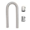 36 Inch Flexible Stainless Steel Radiator Hose Kit With Billet Clamps Universal Flex Radiator Coolant Water Hose