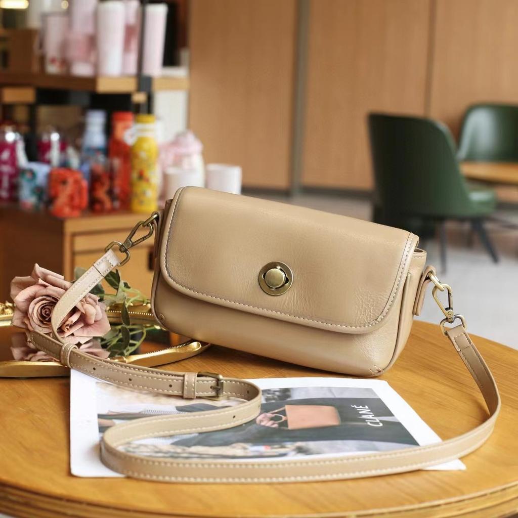 New Cowhide Shoulder Bag Portable Messenger Bag