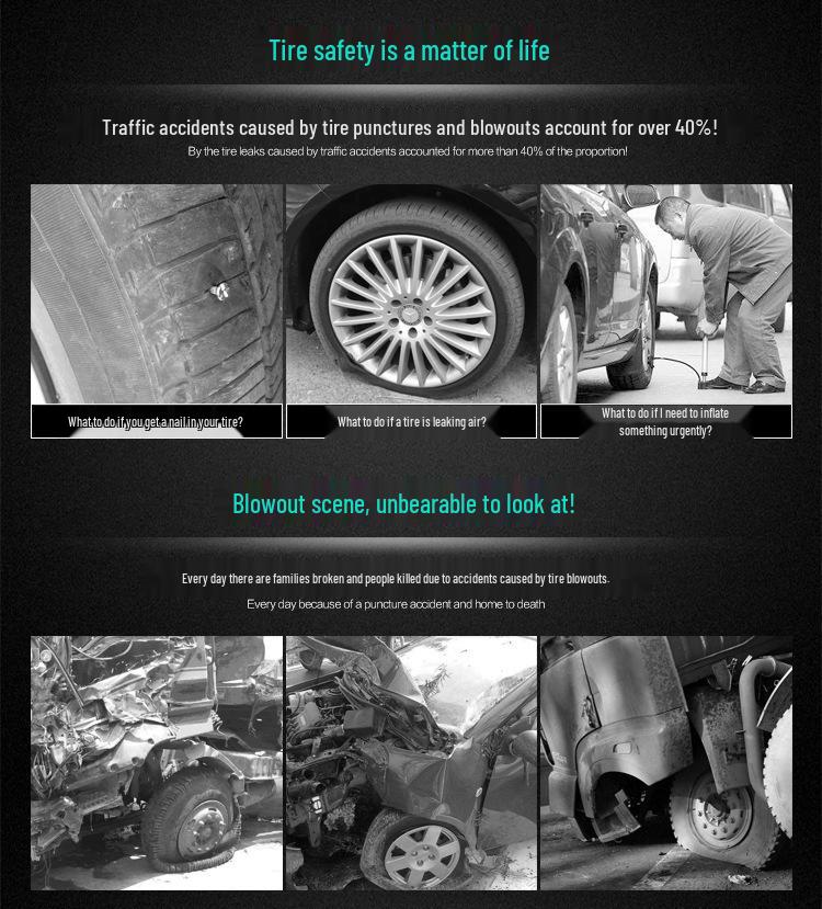 Solar Tire Pressure Monitoring System: Wireless, Car-Mounted, High-Precision, Internal/External, Universal Detection, Leak Prevention.