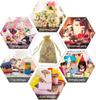 Goldene Organza-Geschenktüten mit Kordelzug Schmuckaufbewahrung Netzbeutel Süßigkeitenverpackungsbeutel Hochzeitsgeschenk Weihnachtsfeier Süßigkeitenbeutel