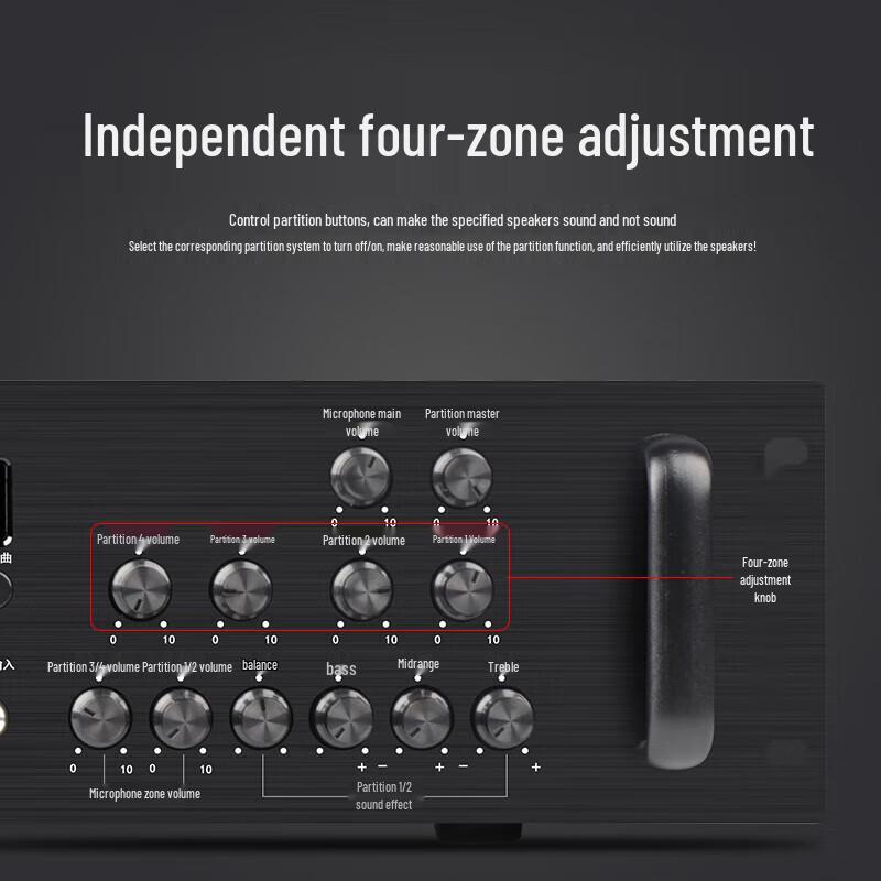 Xianke AV-318 5.1 Channel Home KTV Bluetooth Power Amplifier