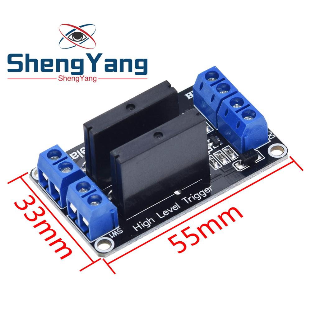 1/2PCS 5V Relay 1 2 4 8 Channel For OMRON SSR High Low Level Solid State Relay Module TZT 250V 2A For Arduino